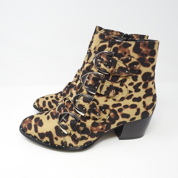 ASOS Truffle Collection Suede Studded Ankle Boots - Picture 1 of 4